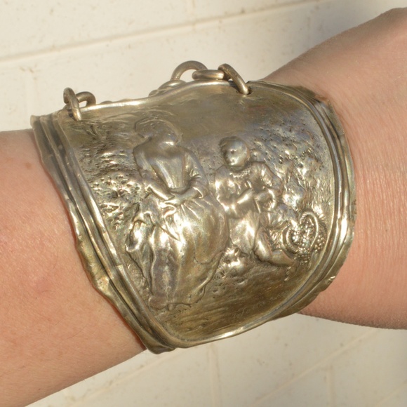 Victorian Sterling Silver Rare Antique Bracelet - Picture 4 of 7